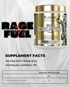 Back label of Kevin Levrone Gold Creatine 300 g – Supplement Facts & Usage Instructions – Rage Fuel Supplements COD
